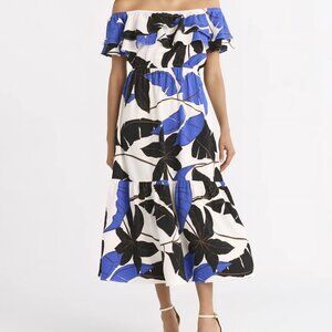 SOFIA by Sofia Vergara Women's Off Shoulder Maxi Dress Above Ankle Length